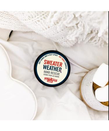 Walton Wood Hand Rescue - Sweater Weather 4oz | Winter Wonderland | Moisturizing Hand Cream for Dry Skin - Shop Now - Buy Online on GoSupps.com