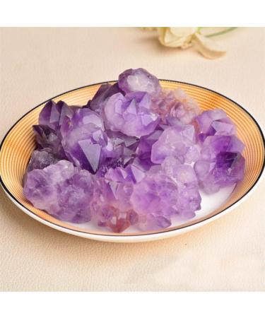 200g Natural Amethyst Cluster Quartz Crystal Point Specimen s - Buy Online on GoSupps.com