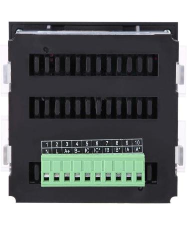 Three-Phase Display Multifunction Digital LED Programmable Three Phase AC Voltage Current Frequency Energy Meter Ammeter (Black) - Buy Online on GoSupps.com