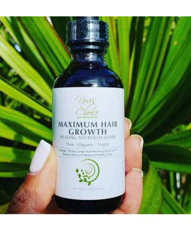Noa's Choice Organic Ayurvedic Hair Growth Formula - Fuller, Longer, Thicker Hair - Buy Online on GoSupps.com