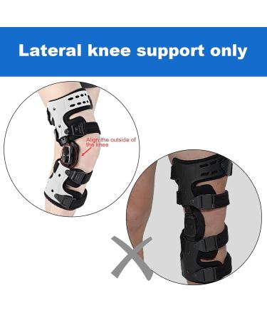 OA Unloader Knee Brace for Osteoarthritis & Arthritis Pain Relief - Cartilage Repair Bone on Bone Knee Support (Right White - Buy Online on GoSupps.com