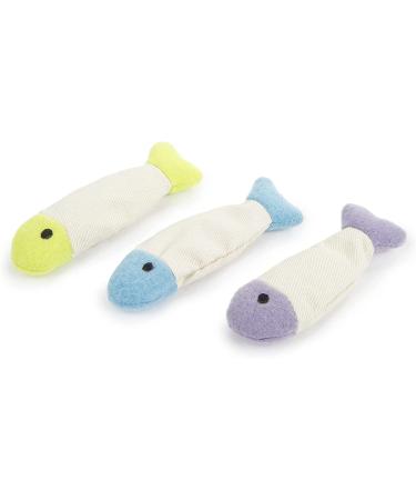 SmartyKat Crinkle Fish Catnip Toys for Cats & Kittens - Stimulating and Fun Play - 9-Set, Multiple Styles - Buy Online on GoSupps.com