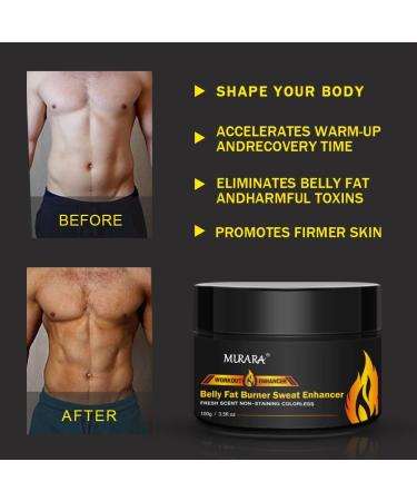 Sweat Enhancing Hot Cream for Belly Fat Burner - Anti Cellulite Body Sculpting Workout Cream - Natural Sweat Enhancer for Thighs, Butt, and Legs - Men and Women - Buy Online on GoSupps.com