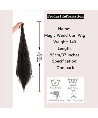 Ponytail Extensions 37inch Curly Ponytail Hair Extension Synthetic Flexible Wrap Around Pony tail HairPiece Synthetic Long Curly Ponytail Extension for Women Daily Party for Women(Color:12) 37inch 12 - Buy Online on GoSupps.com