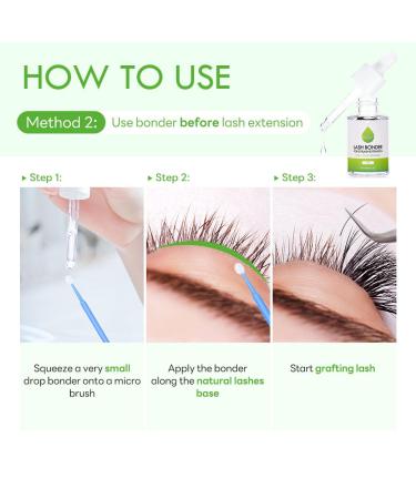 Premium Eyelash Bonder & Sealer - Accelerate Adhesive Drying Time | 20ml Aloe Lash Extension Glue Binder - Buy Online on GoSupps.com
