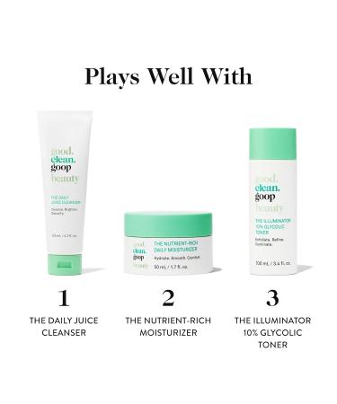 Good Clean Goop Wide-Awake Eye Serum | Vegan Gel Serum for Fine Lines Puffy Eyes & Dark Circles | Peptides Caffeine & Reishi Mushroom 0.5 oz - Buy Online on GoSupps.com