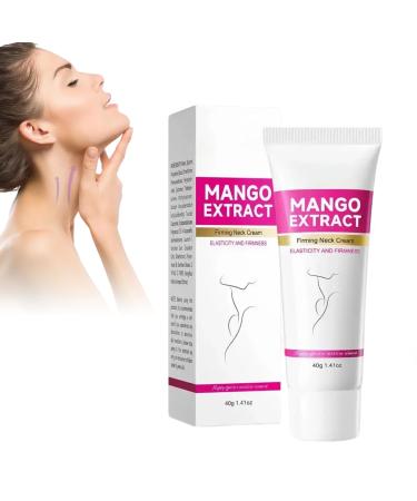 Cr me Pour Cou Cr me Raffermissante Cou Hydratante Intensive Nourrissante Anti-Dess chement la Mangue pour Peau du Lisse et Ferme Anti-Rides Anti- ge Mango
