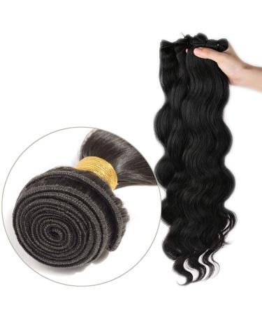 Buy Sego 16 18 20 Bundle - 10A Afro Brazilian Virgin Human Hair - 100% Unprocessed Body Wave Natural Black - Buy Online on GoSupps.com