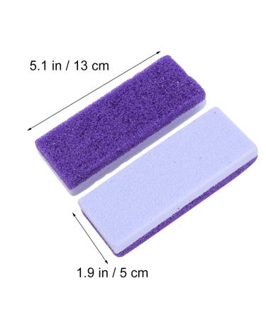 Milist 2-in-1 Bimsstein W scher for Hand & Feet Care | Exfoliating Pedicure Tool for Men & Women - Purple - Buy Online on GoSupps.com