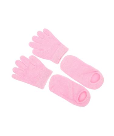 minkissy 2 Pairs Gel Care Kit Spa Socks Gloves Yarn Hand Spa Gloves Lotion Gloves Moisturizing Therapeutic Gloves Beauty Hydrating Kit Men Sock Miss Suite Yarn Essential Oil