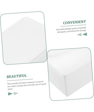Didiseaon Box Sheet laundry storage box plastic drawers laundry powder bin washing powder Beads 16.8X11X7.5CM White - Buy Online on GoSupps.com