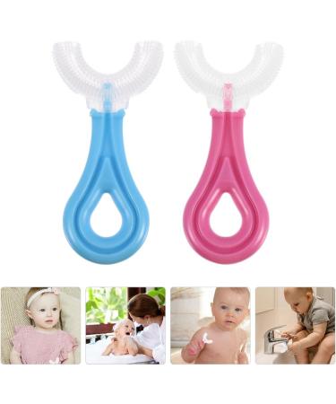 Buy Lurrose 2-Set Silicone C-Shaped & U-Shaped Toothbrushes - Perfect for Kids' Oral Care & Cleaning Tools - Fast International Shipping - Buy Online on GoSupps.com