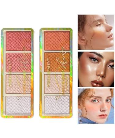 3PC Baked Powder face brightening Shadow Nose Shadow Highlight Blush Repairing Eye Shadow (Color : B02 Size : 3PC) 3PC B02 - Buy Online on GoSupps.com