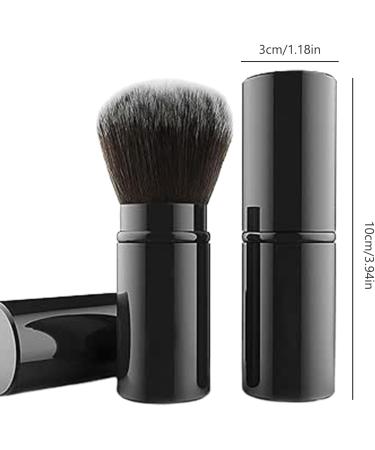 Blush Brush 4inch Retractable Blush Brush for Cheeks Portable Makeup Brushes with Cover Blush Makeup Brush for Blush Sunscreen Bronzer - Buy Online on GoSupps.com