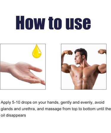 Huile d'agrandissement du p nis huiles d'agrandissement du p nis pour hommes pour prolonger la vie sexuelle Huile de massage g nital masculin hommes am lior s retardent l' jaculation (A 3PC) - Buy Online on GoSupps.com