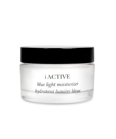 iActive Blue Light Moisturizer - Hydration - Improves Skin Elasticity - Lightweight Moisturizer for Face Vegan Sulfate & Paraben Free For Men & Women Travel Size - 1.7 oz