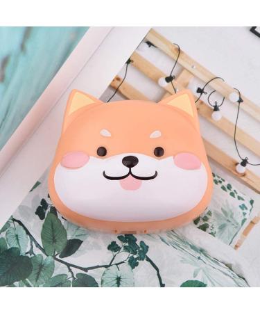 Dog Contact Lens Case Set - Portable Travel Kit with Mirror, Bottle, Tweezers, Stick Remover - 2 Pcs Animal Holder Storage Container - Buy Online on GoSupps.com