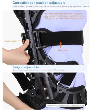 Back Brace Straightener Scoliosis Posture Corrector Adjustable Spinal Auxiliary Orthosis for Back Postoperative Recovery Men and Women Adults - Buy Online on GoSupps.com
