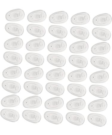 Lurrose 40 Pairs Screw Glasses Nose Pads - Non-Slip Silicone Nose Protection for Glasses Bridge - Replacement Pads for Plastic Frames - Transparent 1.4x0.8cm - Ideal for Comfort & Stability - Buy Online on GoSupps.com