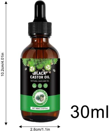 Castor Oil for Hair - Castor Oil Cold Pressed | Natural Hair Growth Oil with Castor | Strengthening Nourishing Hair Regrowth Oil | Hair Thickening Oil 30ml Promotes Longer Thicker Hair - Buy Online on GoSupps.com