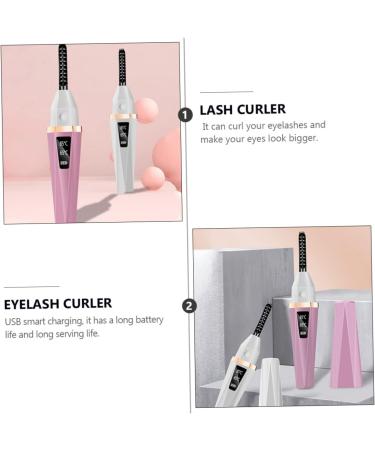 Housoutil 1pc Electric Eyelash Curler Adjustable Mode Lash Curler Heated Curler Makeup Eyelash Curler Eyelash Makeup Tool Mini Curling Clip Lash Tool Abs Beauty Tools USB Pink - Buy Online on GoSupps.com