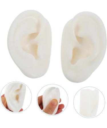 Healvian 2 Pairs Artificial Ear Models for Earrings | Silicone Right Ear Imitation | Perfect for Piercing & Body Training Tools - Buy Online on GoSupps.com