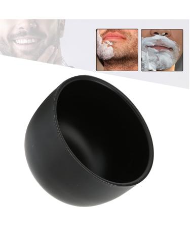 Premium Black Stainless Steel Shaving Soap Bowl with Lid - Ideal Men's Foam Cup for Slick Lather & Perfect Father's Day Gifts - Buy Online on GoSupps.com