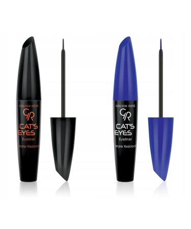 Golden Rose Cat's Eyes Liner - Niebieski Ink for Perfect Lines | International Shipping Available - Buy Online on GoSupps.com