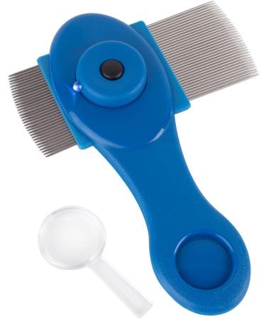 Ezy Dose Kids Lice Comb with Tea Tree Oil | Hair Care for Baby, Toddler, Adult | Includes Spray, Protective Cap, Stainless Steel Pin Teeth - Bonus Pack - Buy Online on GoSupps.com