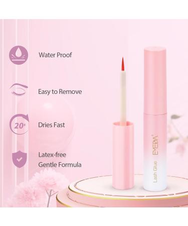 EMEDA Natural False Eyelashes - 3D Wispy Wool Curl Cat Eye Lashes for Beginners | 5 Pairs with Glue (6-12mm - Buy Online on GoSupps.com