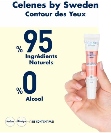 Celenes by Sweden Cloudberry Eye Cream Anti-Stress and Anti-Dark Circles - 15ml - Intense Hydration Anti-Dark Circles for Men & Women Antioxidant Protection Non-Greasy Eye Contour Cream - Buy Online on GoSupps.com