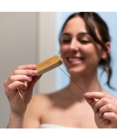 Eco-Friendly Habitat Nest: Bamboo Carbon Fiber Candle Wax 30m Mint Flavor Biodegradable Plastic-Free - Buy Online on GoSupps.com