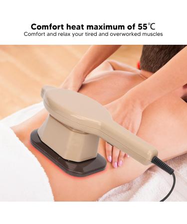 Electric Handheld Back Massager | Hot Compress & Beating Relief for Shoulders | International Shipping Available - Buy Online on GoSupps.com