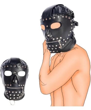 YEKIM Mask Male And Female Masks Role-Playing Couple Games Adjustable Masks Pu - Buy Online on GoSupps.com