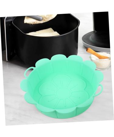 Alipis 4pcs Air Fryer Pan Airfryer Air Fryers Replacement Pot Multi-Function Air Fryer Basket Baking Mat Greenx4pcs 21X21X5.2CMx4pcs - Buy Online on GoSupps.com