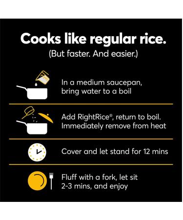 RightRice - Original (7oz. Pack of 3) | High-Protein Vegetarian Rice Alternative | Gluten-Free & Non-GMO - 21oz Total - Buy Online on GoSupps.com