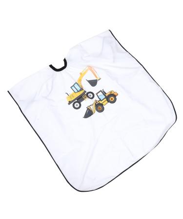 DOITOOL Children's Barber Cloth Baby Fabric White Cartoon Robe