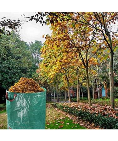Spkaodngo 270L Waste Bag Strong Waterproof Heavy Duty Reusable Foldable Rubbish Grass Sack - Buy Online on GoSupps.com