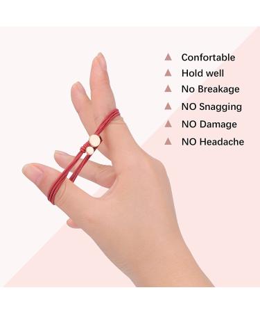Palksky 18-Piece Hair Tie Bracelets for Thick Hair - 6 Colors | Women's Hair Accessories - Buy Online on GoSupps.com