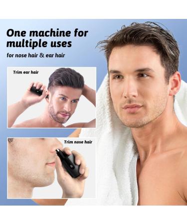 Paociuro Electric Nose Hair Trimmer Mens Nose Clipper for Both Men and Women with LCD Display Dual Edge Blade USB Rechargeable Trimmer Nose Clippers - Buy Online on GoSupps.com