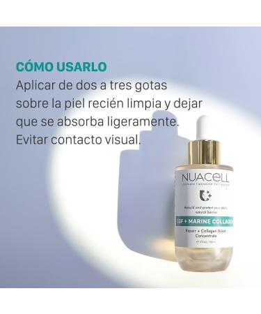 NUA Cell EGF Marine Collagen Boost Serum | Galactomyces & Beta Glucan 2fl.oz - Anti-Aging Skincare for Radiant Skin - Buy Online on GoSupps.com