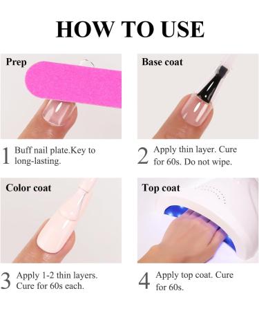 Imtiti Nude Gel Nail Polish 15ML Grey Gel Polish Autumn Winter Gel Nail Polish Soak Off LED UV Nail Gel Polish DIY Nail Art Starter Manicure Salon Gel Nail Kit - Buy Online on GoSupps.com