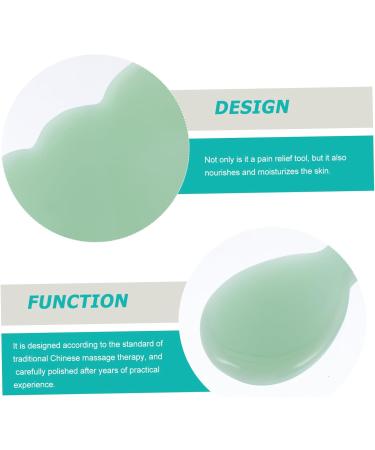 Healeved 2-in-1 Jade Face Scraping & Trigger Point Board Portable Massage Devices & Tools for Ultimate Relaxation - Buy Online on GoSupps.com