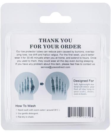 Toe Separator Gel Correctors for Hallux Valgus Bunion Relief - Toe Straightener Splint for Pain Relief and Orthotic Support - Buy Online on GoSupps.com