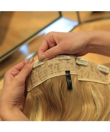 Stranded International 20 inch Fibre One Piece Straight Clip in Hair Extensions #1B Queen of the Night - Buy Online on GoSupps.com