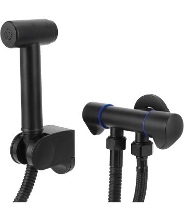 High Pressure Stainless Steel Toilet Sprayer G1/2 - Bidet Sprayer with 1 in 2 Out Angle Valve | Premium Bathroom Supplies - Buy Online on GoSupps.com