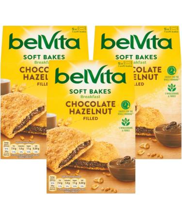 Breakfast Biscuit Bundle Consisting of Belvita Soft Bakes Chocolate Hazelnut 250g (3 Pack) - Buy Online on GoSupps.com