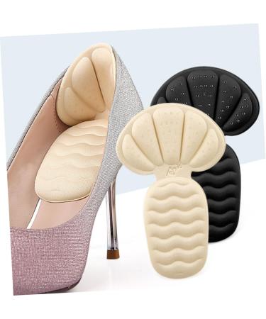4 Pairs Silicone Heel Pads - Wear-Resistant Anti-Slip Inserts for Women s High Heels | Comfortable Heel Protectors & Gel Liners - Buy Online on GoSupps.com