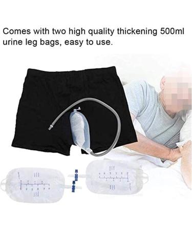 Urine Bag Wearable Urine Bag Incontinence Pants for Men Portable Leak Proof Urine Funnel Urinary Drainage Stabilizatio Device for Travel Outdoor Use Spill Proof Collector (Size : Small (52-76cm)) - Buy Online on GoSupps.com