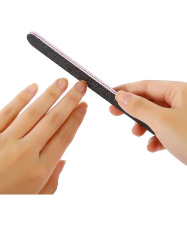 Sukmazz 12PCS Professional Double Sided Nail Files Set for Home Use - 100/180 Grit - Buy Online on GoSupps.com